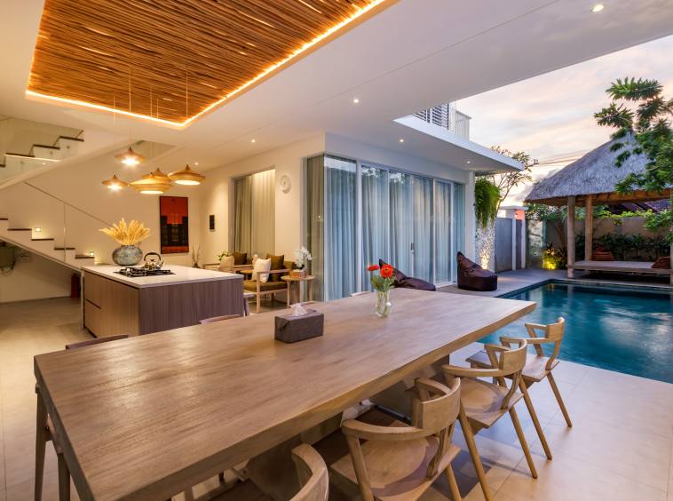 2BR Modern Villa with a Pool View