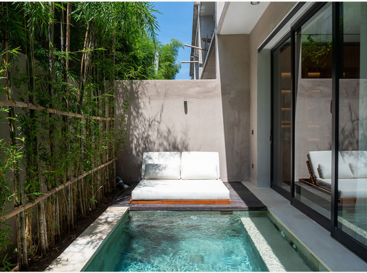 Sleek and Stylish Villa with Natural Accents in Canggu